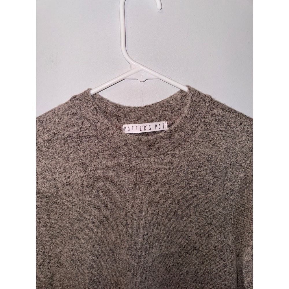 Potters Pot Women's Heather Gray Mid-Length Long-Sleeve Dress - Picture 2 of 9